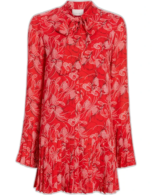 Botanical Floral Shirtdress