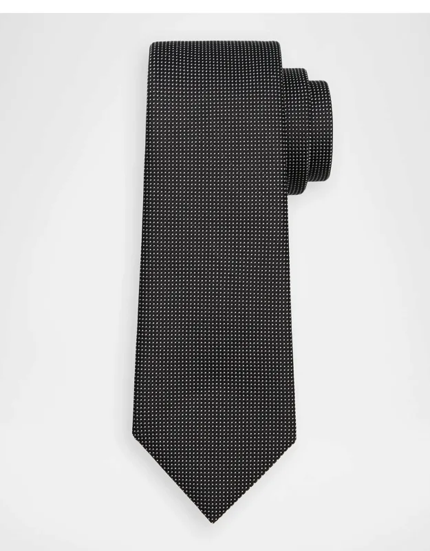 Micro-texture Polka Dot Silk Tie