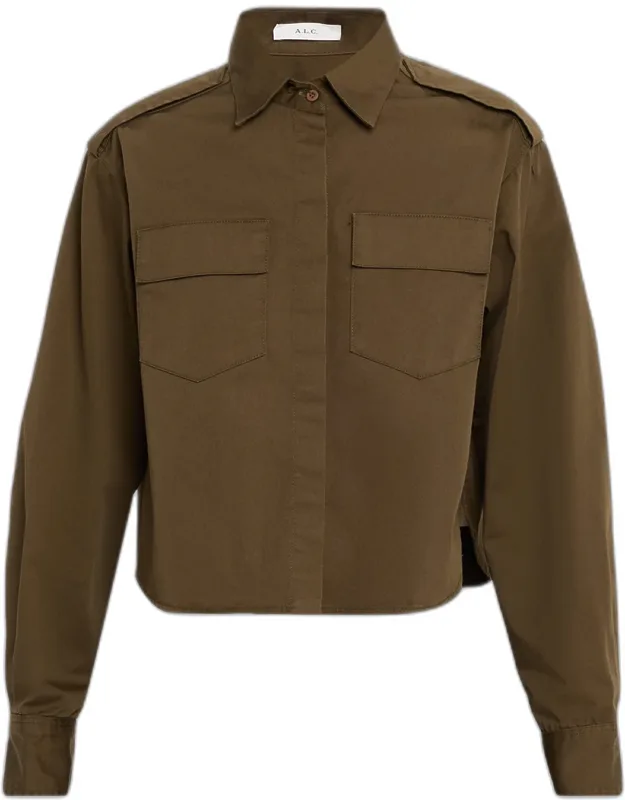 Button-front Shirt