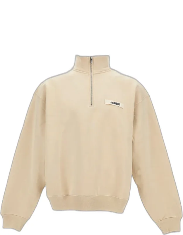 Gros Grain Sweatshirt With Zip