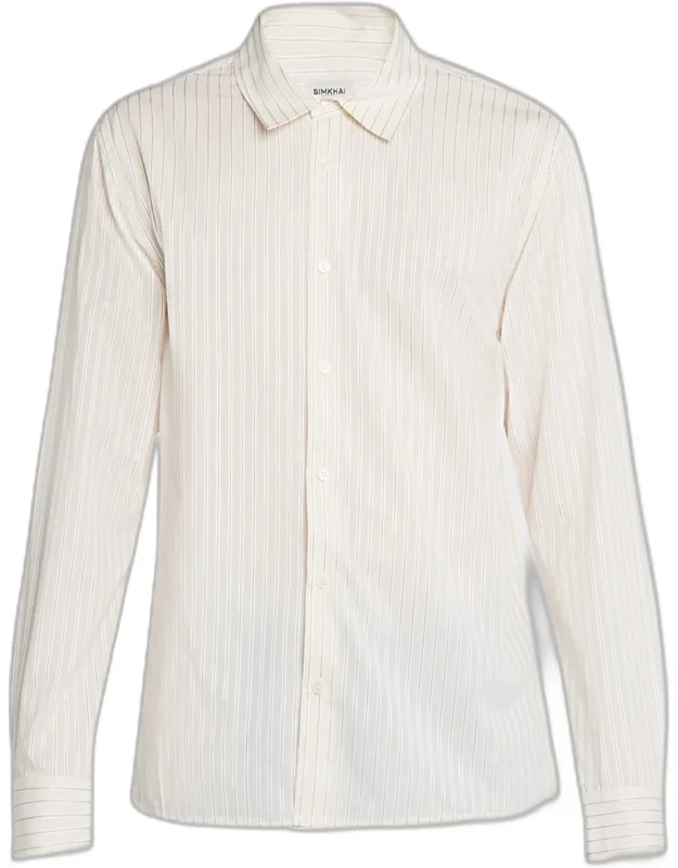 Mylo Hairline Stripe Evening Shirt