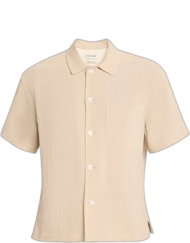 Textured Short-sleeve Shirt