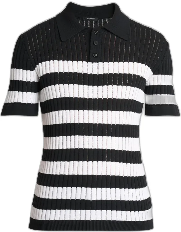 Slim-fit Ribbed Stripe Mariniere Shirt