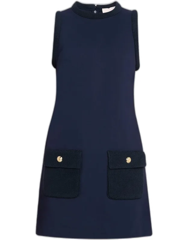 Sleeveless A-line Mini Dress