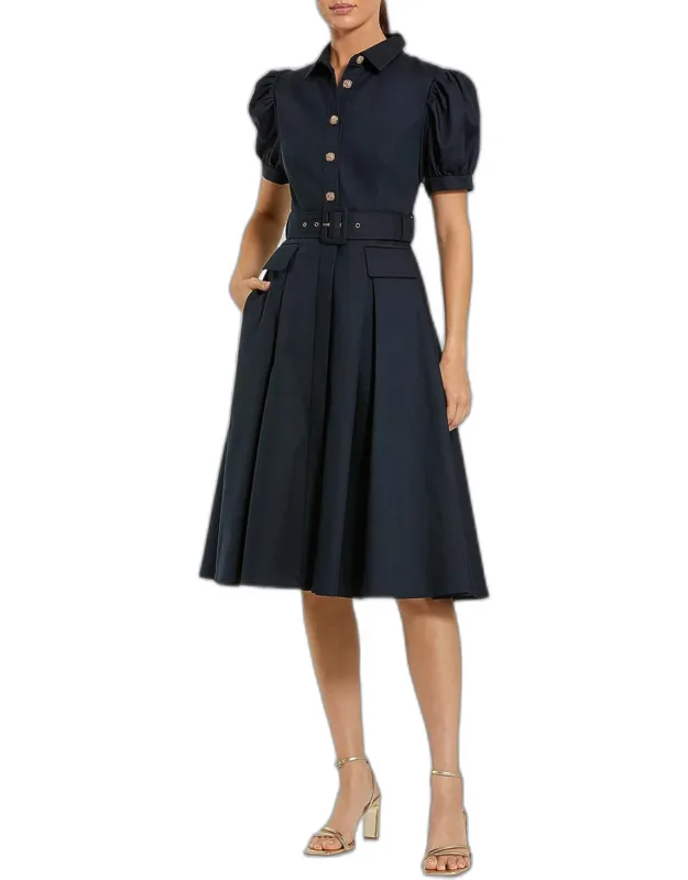Belted Midi-dress