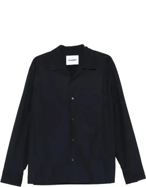 Shirt With Chest Pocket And Long Sleeves