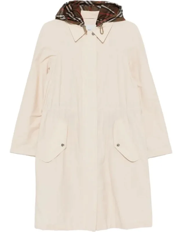 Nylon Parka Coat
