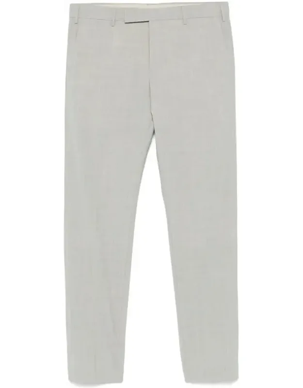 Pt Torino Pant With Concealed Front Button And Two Side Slash Pockets