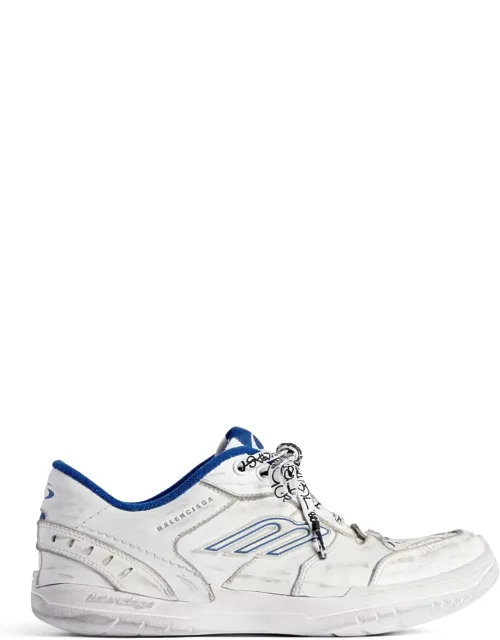 Sneakers Made Of Calf Leather And Polyester