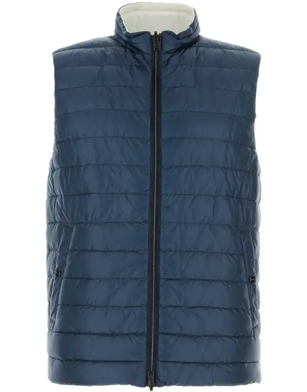 Nylon Reversible Down Jacket