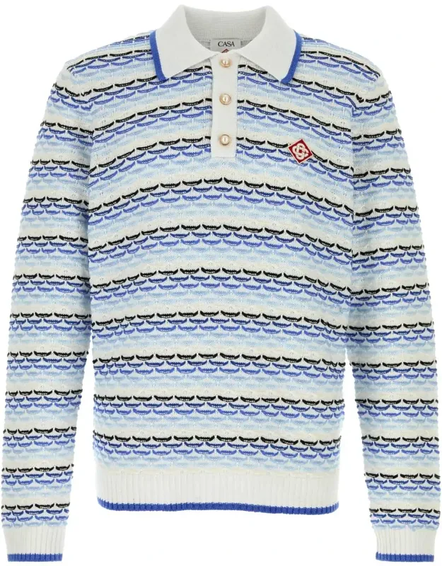 Embroidered Cotton Polo Shirt