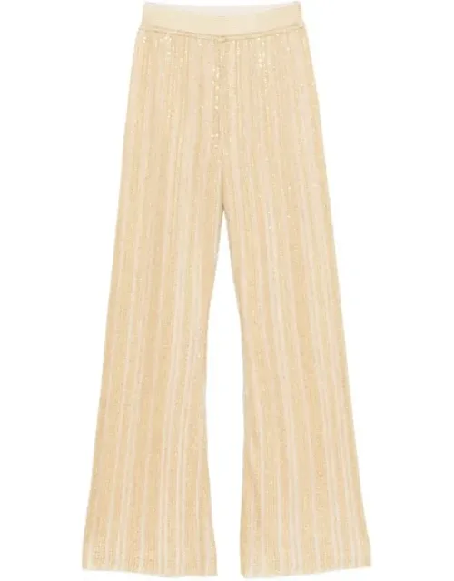 Pant With Sequin Embellishment And Elasticated Waistband