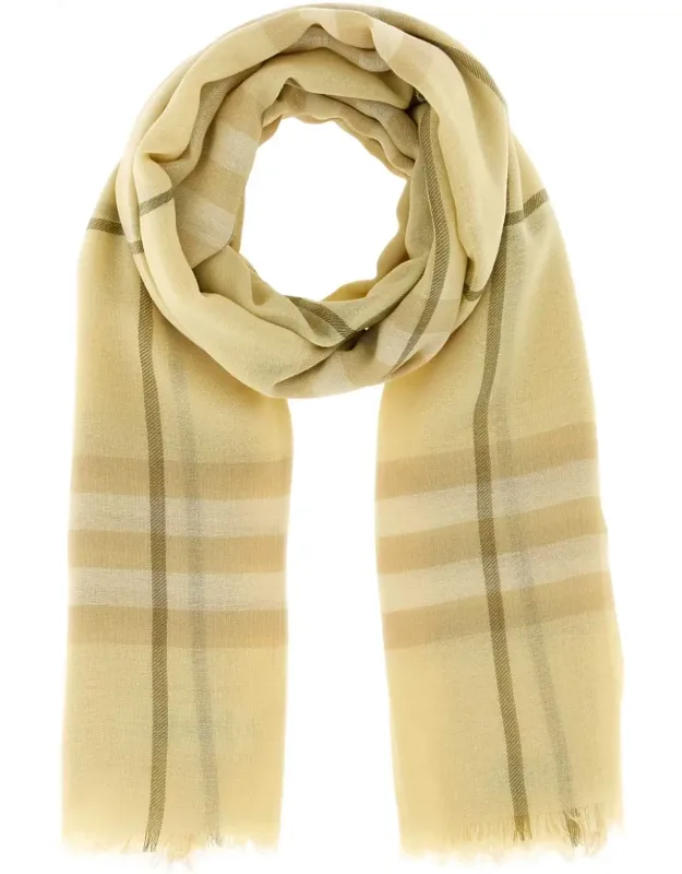 Embroidered Wool Scarf