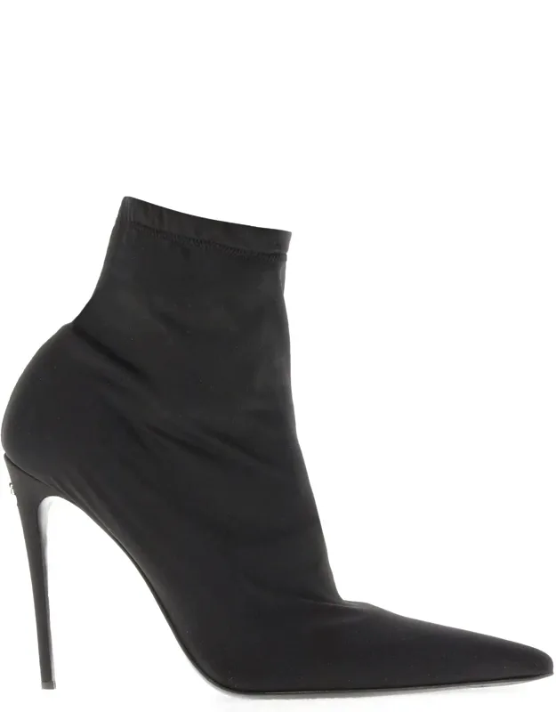 Stretch Jersey Ankle Boots