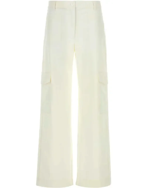 Stretch Polyester Blend Cargo Pants