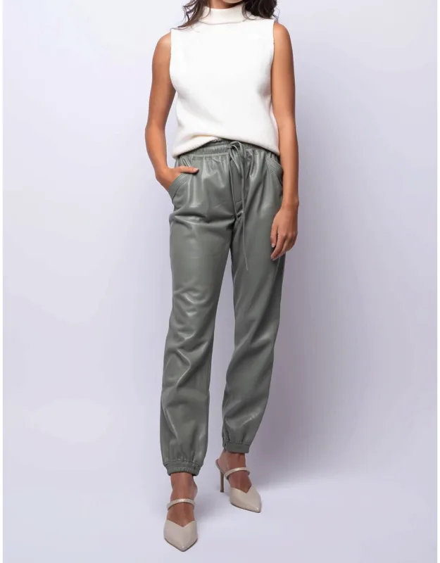 Cabo Leather Joggers