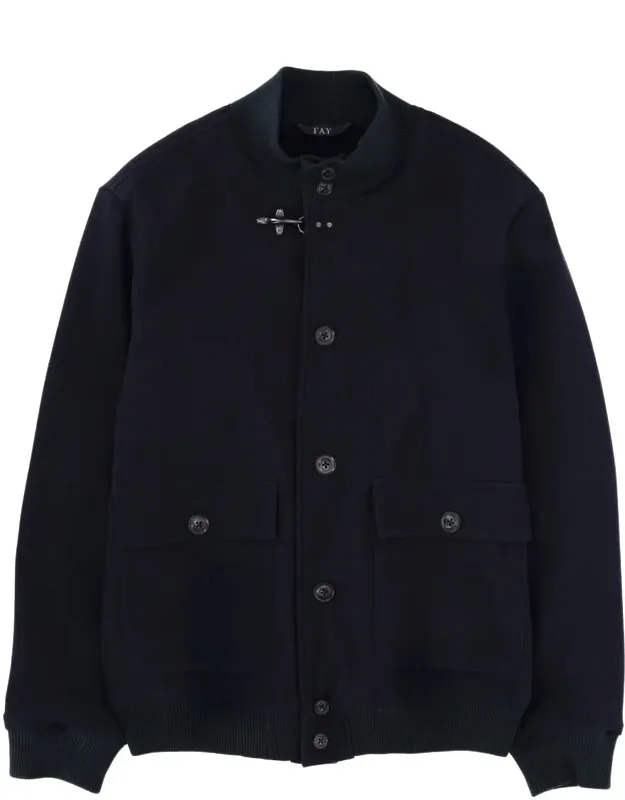 Wool Jacket With Buttons