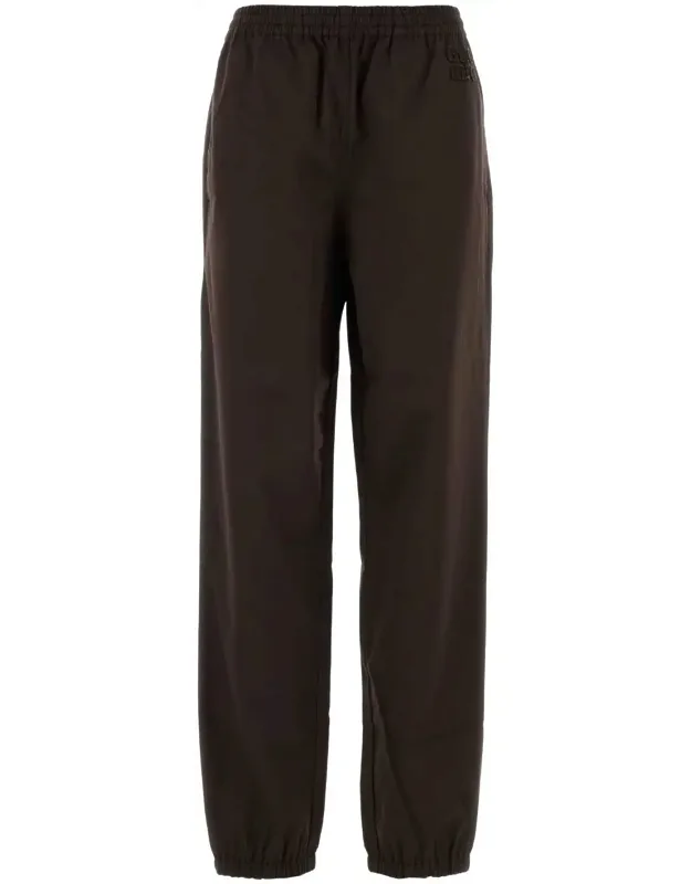 Chocolate Twill Joggers