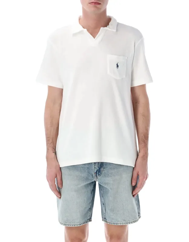 Terry Polo Shirt With Pocket