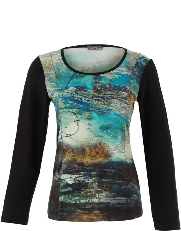 Life's Too Short Simple Art Long Sleeve Top