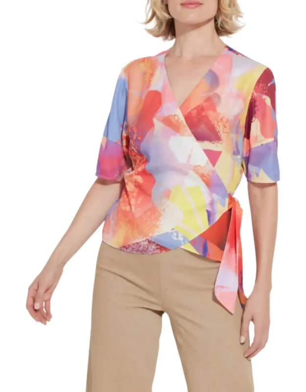 Front Tie Wrap Top