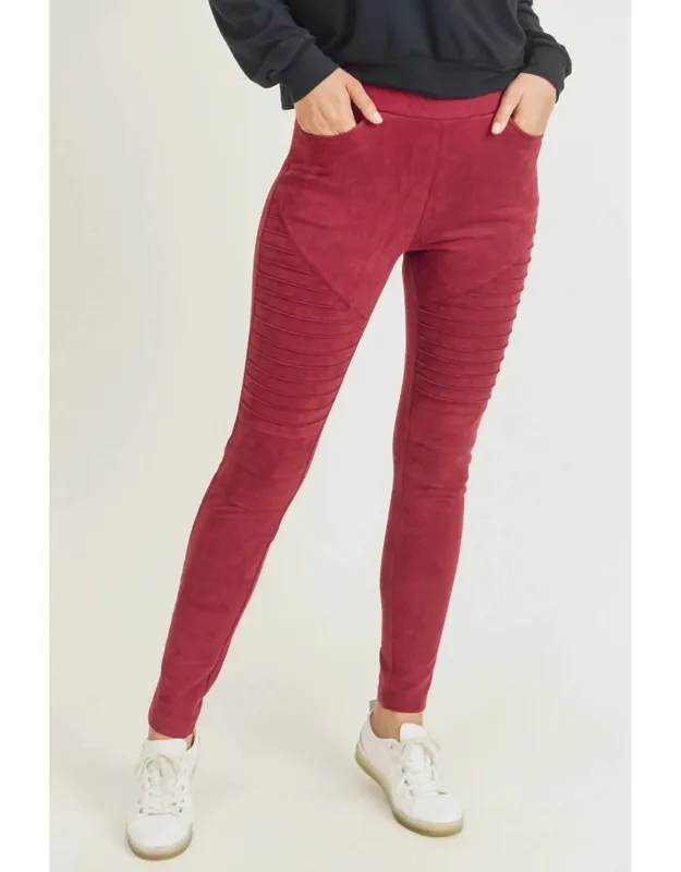 Going For A Ride Suede Leggings