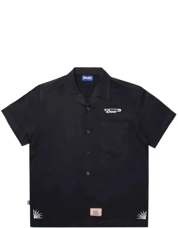Pins Short Sleeve Bowling Shirt