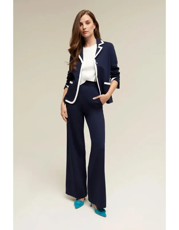 3 Button Ponte Rowing Jacket