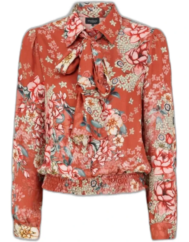Flower Long Sleeve Top
