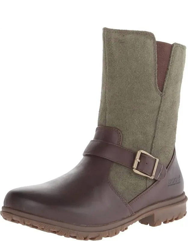 Bobby Mid Waterproof Leather Motorcycle Boots