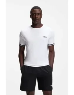Active Slim-fit T-shirt With Tennis-ball Embossing