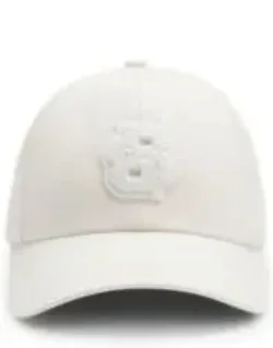Cotton-twill Cap With Braided Double B Monogram