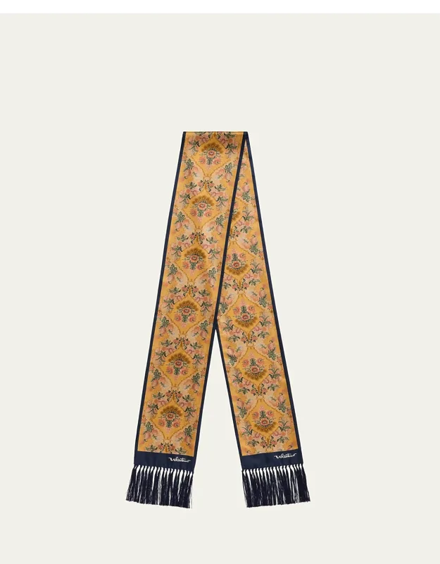 Après L'hiver Silk Fringe Bandeau Scarf