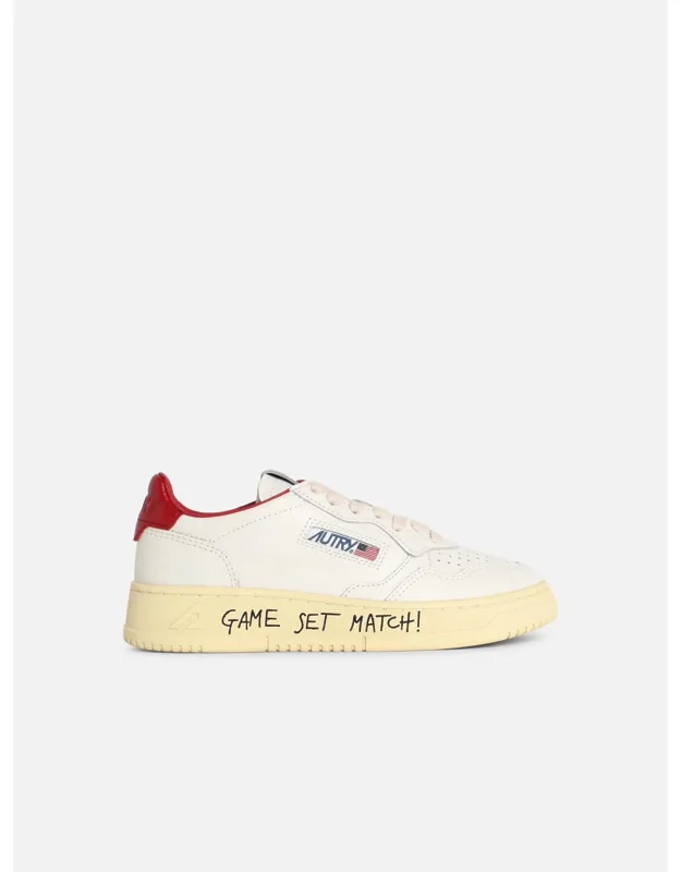 'medalist Low' Sneakers With Micro-hole Toe And Padded Collar