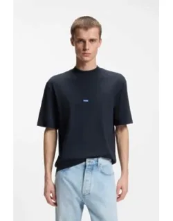 Cotton-jersey T-shirt With Logo Patch