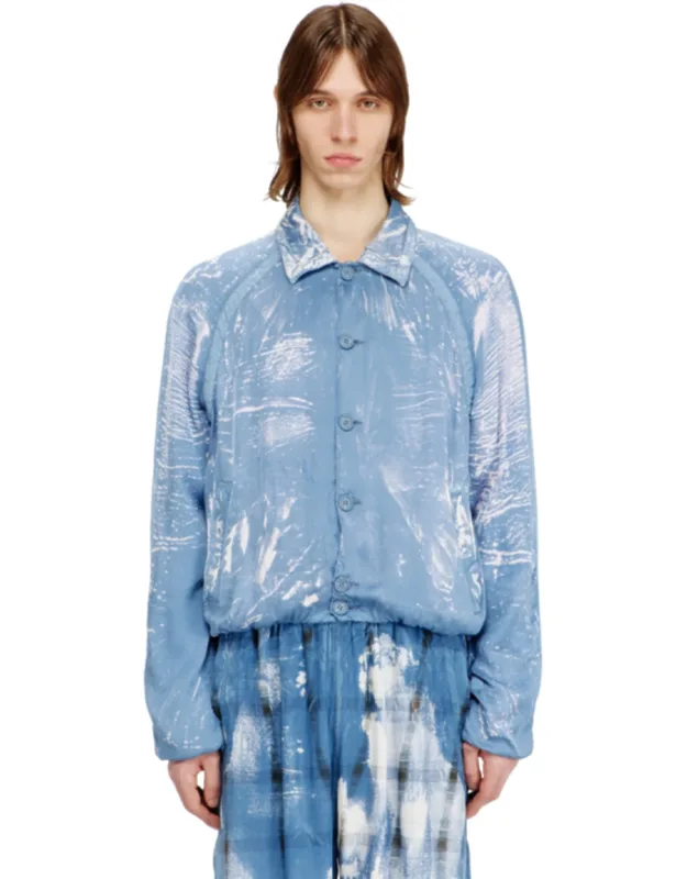 Shirt-collar Jacket With X-ray Effect