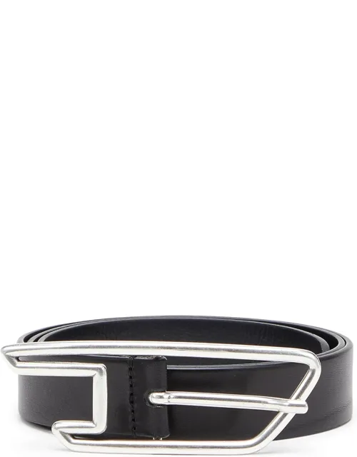 3cm Leather Belt With D-logo Buckle