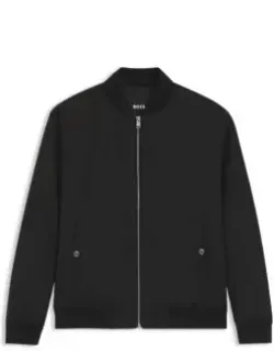 Water-repellent Jacket With Double B Monogram Patch