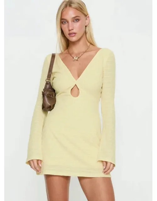 Milley Long Sleeve Textured Mini Dress