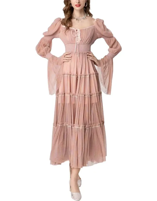 Solid Maxi Dress