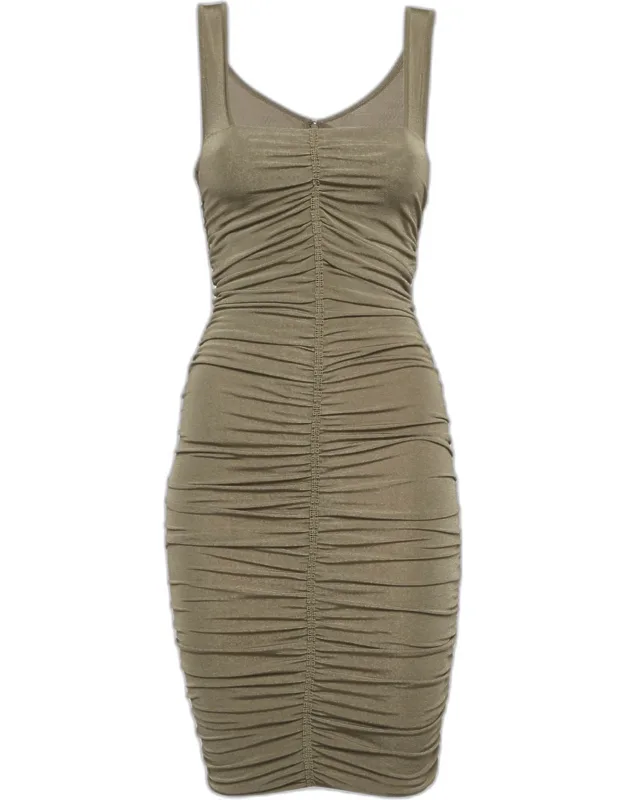 Jersey Ruched Bodycon Mini Dress
