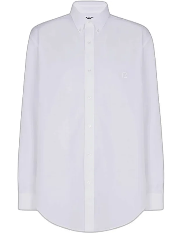 Cotton Poplin Tonal Sport Shirt