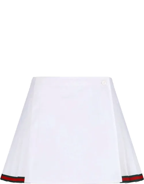 Pleated Mini Skirt