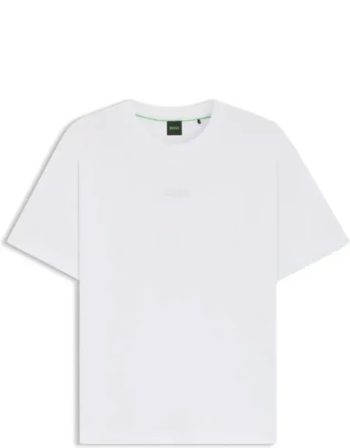 Cotton-jersey T-shirt With Detail And Oversized Fit