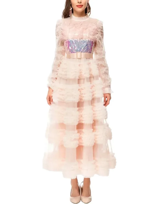 Maxi Dress - Traditional Style In A Modern World, Approximately 53.1in From Shoulder To Hem
