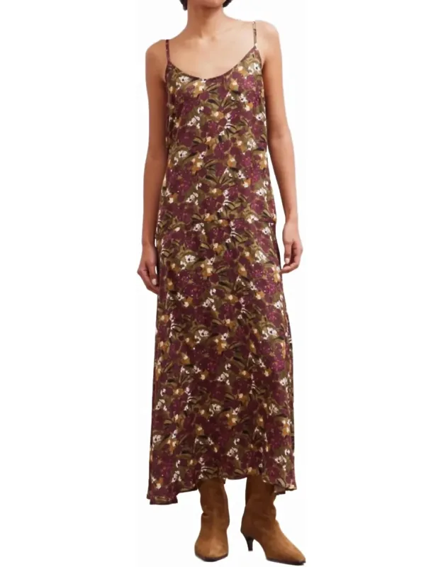 Sleeveless Floral Print Dress
