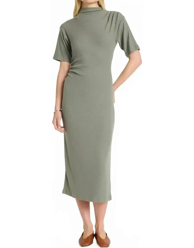 Mock Neck Dress