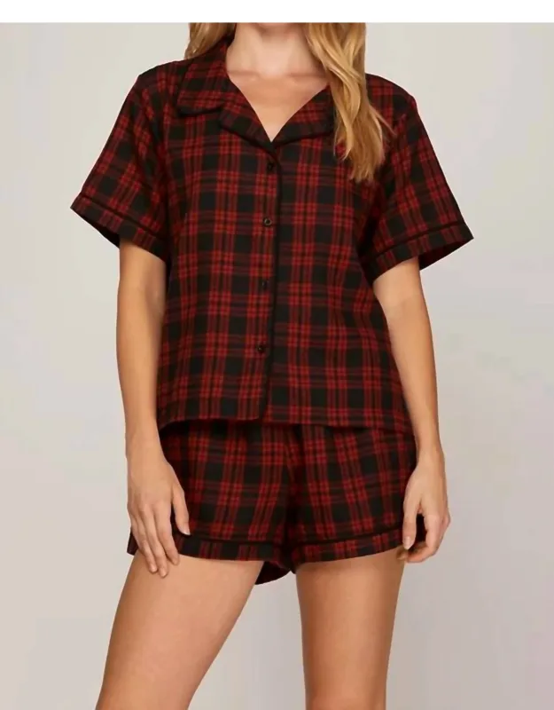 Flannel Pajama Set