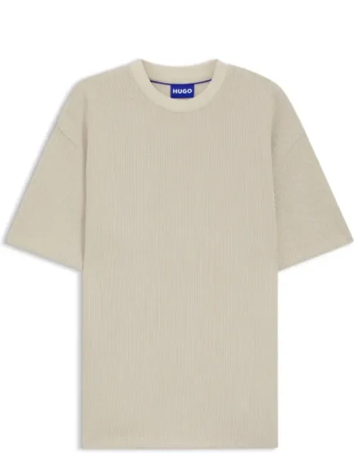 Waffle-structure T-shirt