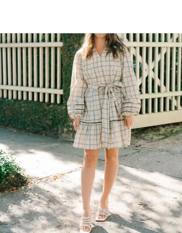 Garden Plaid Dress